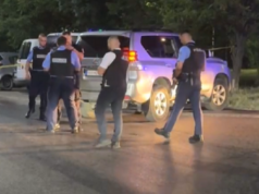 Pamje nga vendi ku mbeti i plagosur një person në Breg të Diellit