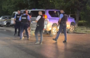 Pamje nga vendi ku mbeti i plagosur një person në Breg të Diellit
