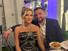Shtatzënia po i jep edhe më shumë shkëlqim, Engjëllusha Salihu pozon pranë bashkëshortit
