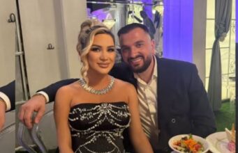 Shtatzënia po i jep edhe më shumë shkëlqim, Engjëllusha Salihu pozon pranë bashkëshortit