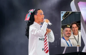 Partneri i Katy Perry-t, Justin Trudeau, mbështet këngëtaren nga afër në Sunny Hill Festival